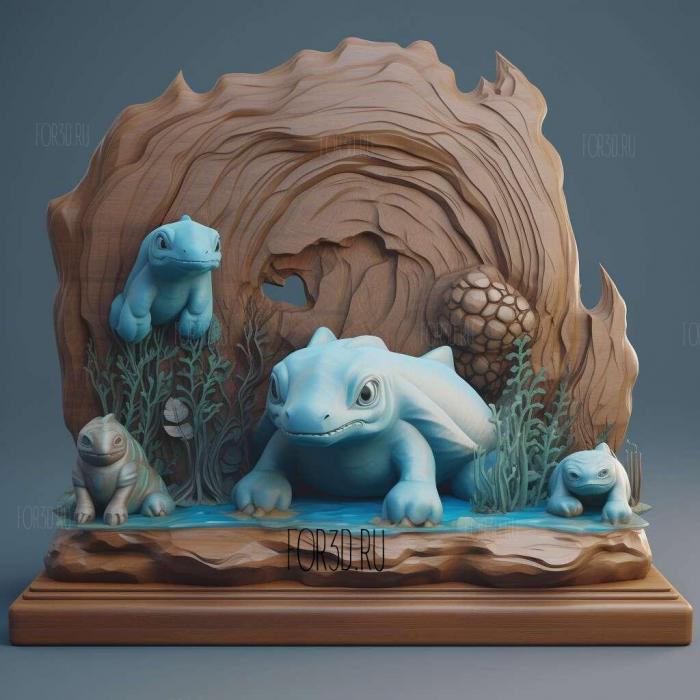st The LoLapras Save Laplacefrom Pokemon 1 stl model for CNC