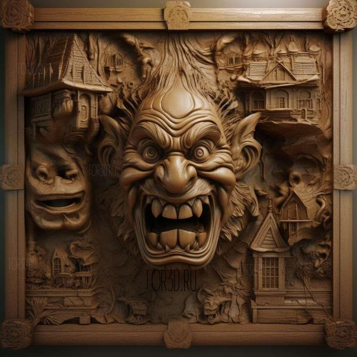 An Angry Combeenation Beequen of the Amber Castle 1 3d stl модель для ЧПУ
