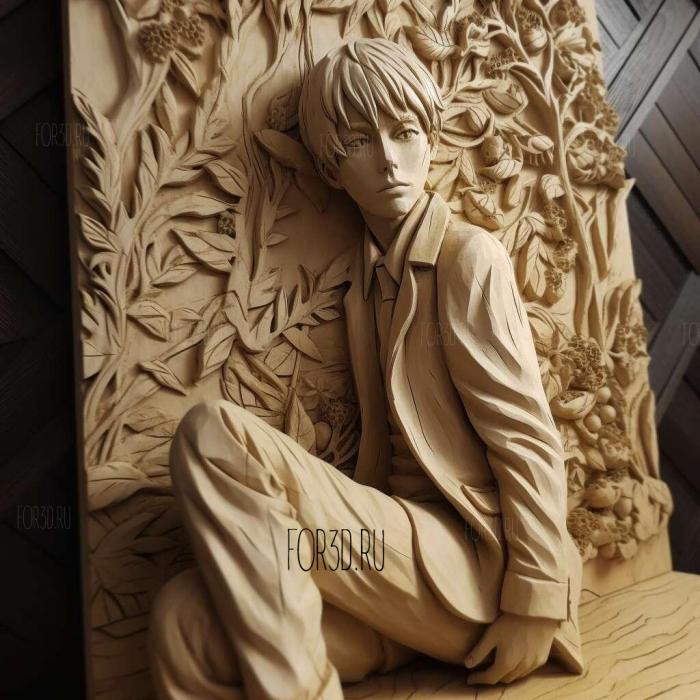 st Kise Taniyama from Bungo Stray Dogs 1 stl model for CNC