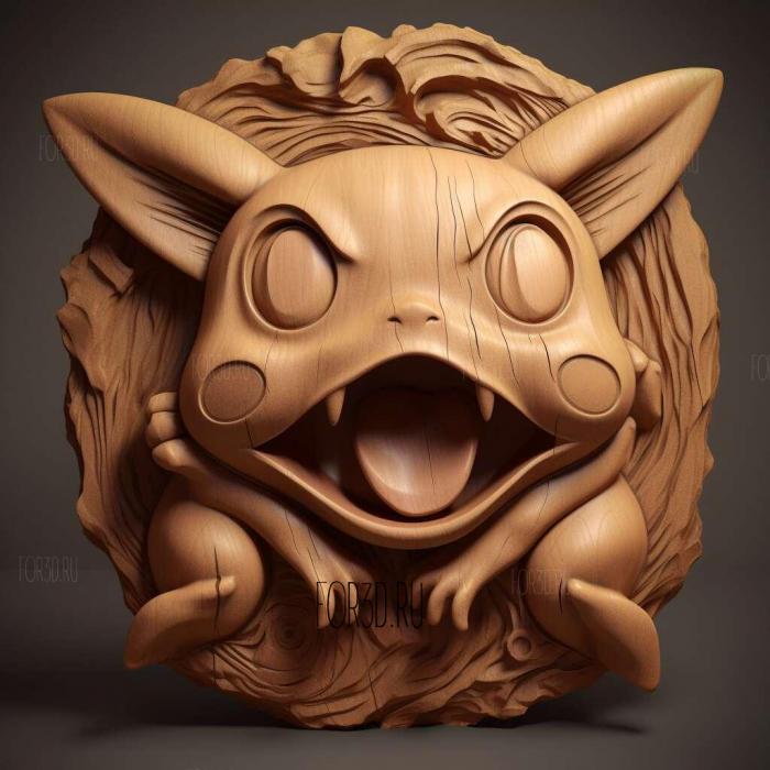 st For Crying Out Loud Crybaby Marilfrom Pokemon 2 3d stl модель для ЧПУ