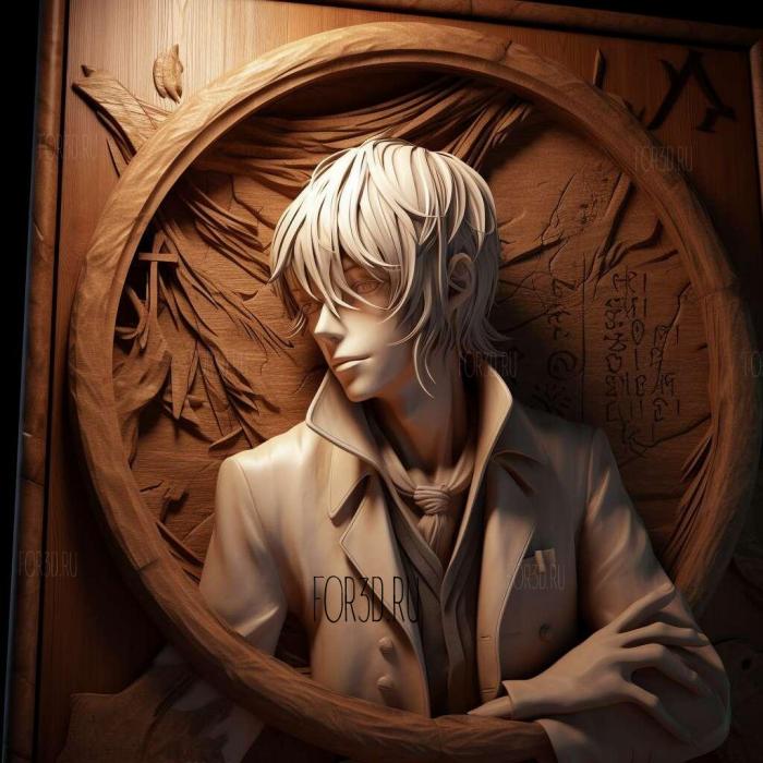 st Kensho Ono from Bungo Stray Dogs 4 stl model for CNC