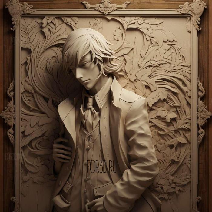 Atsushi Ono from Bungo Stray Dogs 1 stl model for CNC