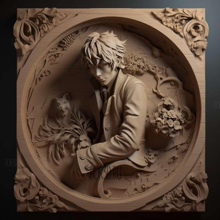 Atsushi Ono from Bungo Stray Dogs 4 stl model for CNC