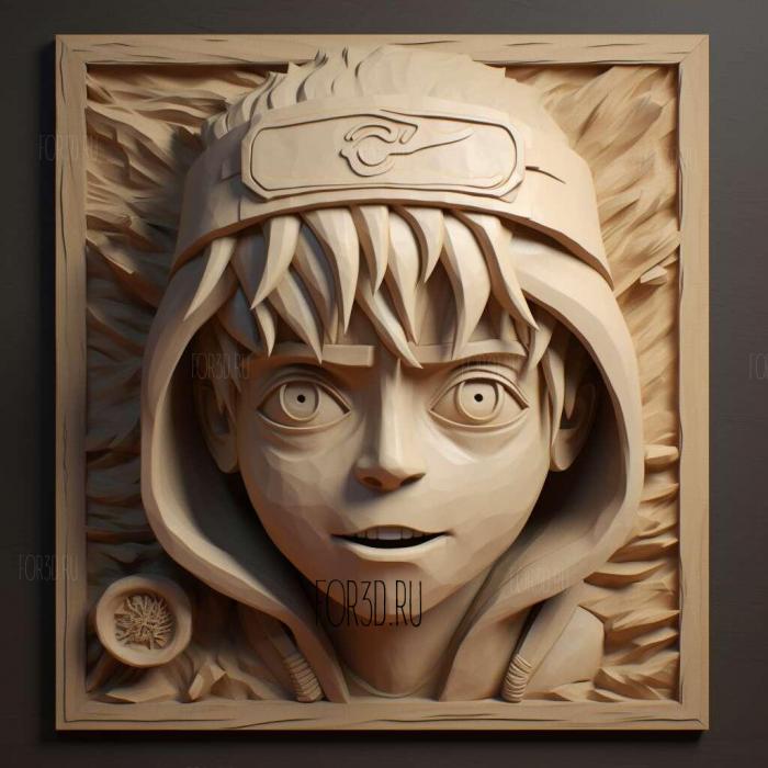 Toby from Naruto 2 stl model for CNC