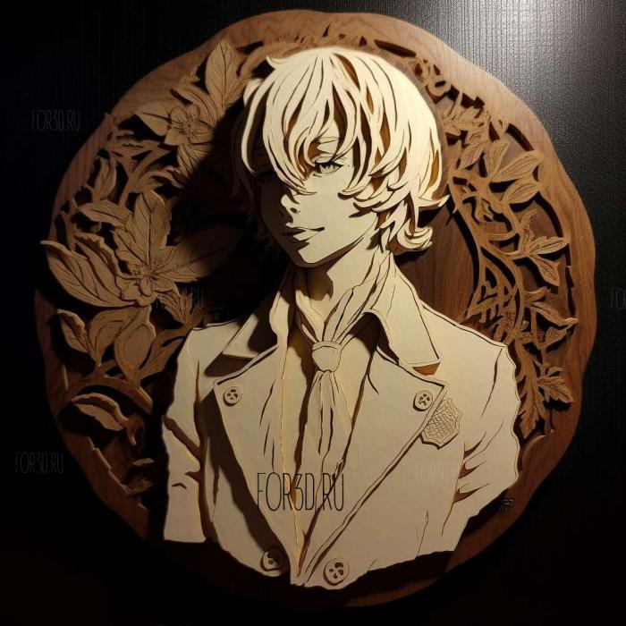 st Haruka Kudo from Bungo Stray Dogs 1 stl model for CNC