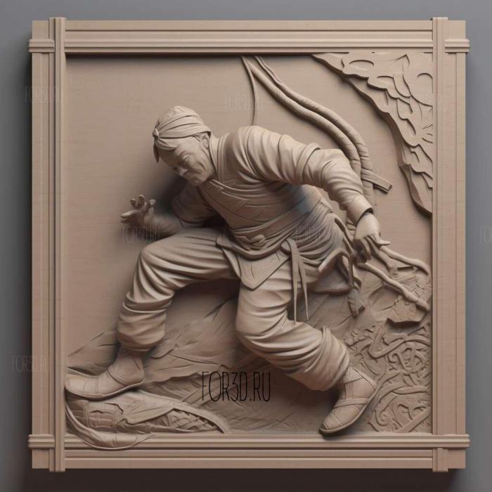 st Judo from Naruto 1 stl model for CNC