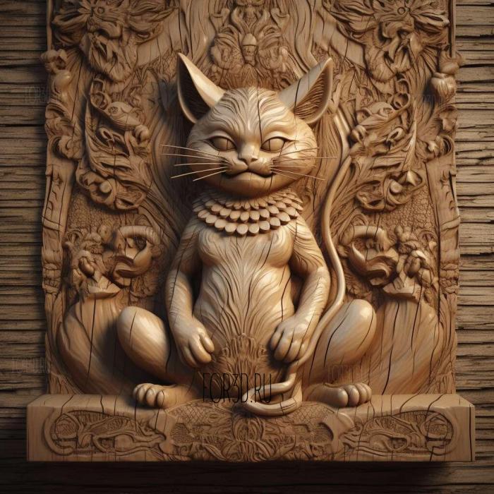 st Meowth Rules Lord Nyarths Island 3 stl model for CNC