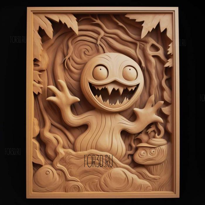 st Ghoul Daze Its GhoTime After Schoolfrom Pokemon 1 stl model for CNC