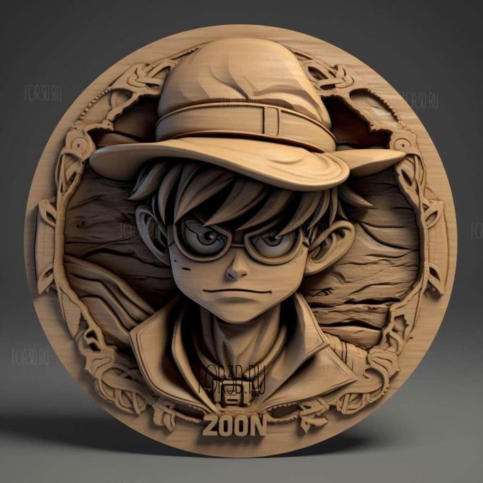 st Detective Conan Zero Enforcer anime 1 stl model for CNC