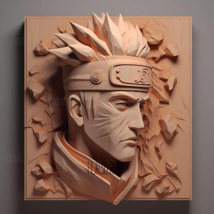 Payne from Naruto 4 stl model for CNC