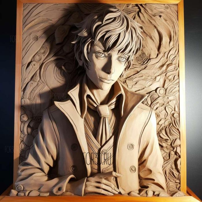 st Hikaru Ueda from Bungo Stray Dogs 2 stl model for CNC