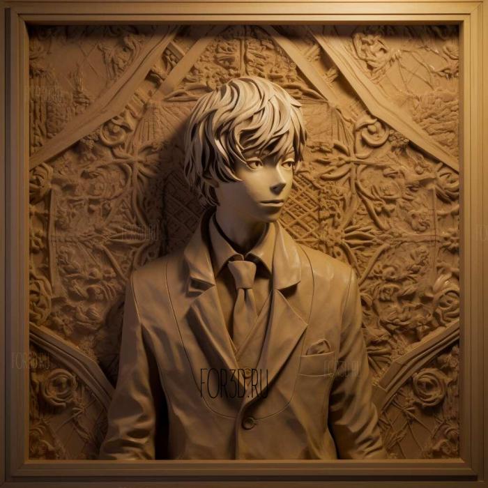 st Hikaru Ueda from Bungo Stray Dogs 3 stl model for CNC
