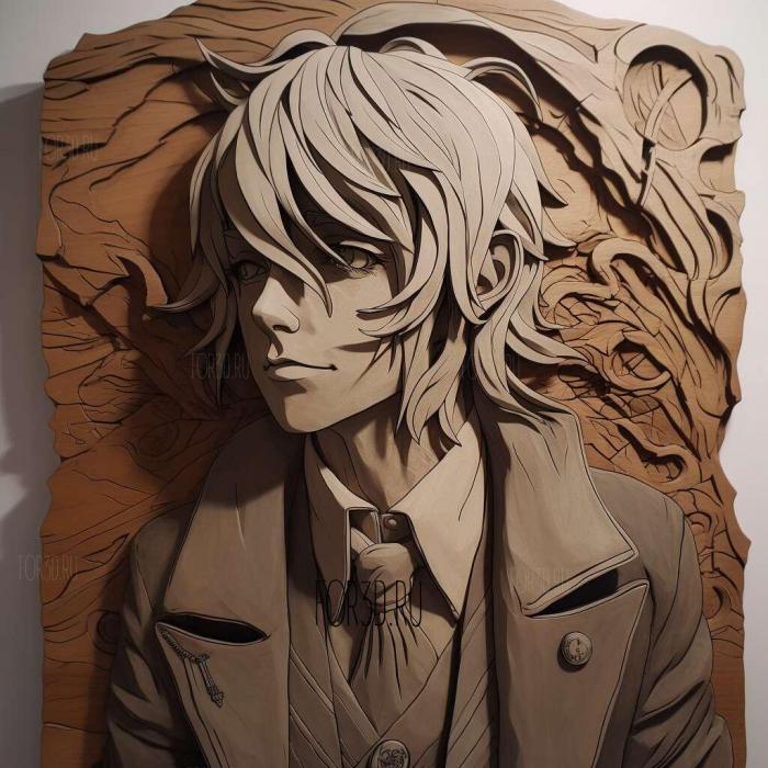 st Hikaru Ueda from Bungo Stray Dogs 4 stl model for CNC