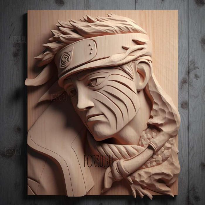st Mabui FROM NARUTO 3 stl model for CNC
