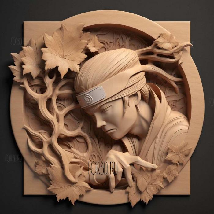 st Mabui FROM NARUTO 4 stl model for CNC