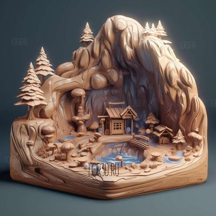 st Snow Way Out Iwark as a Bivouacfrom Pokemon 1 3d stl модель для ЧПУ