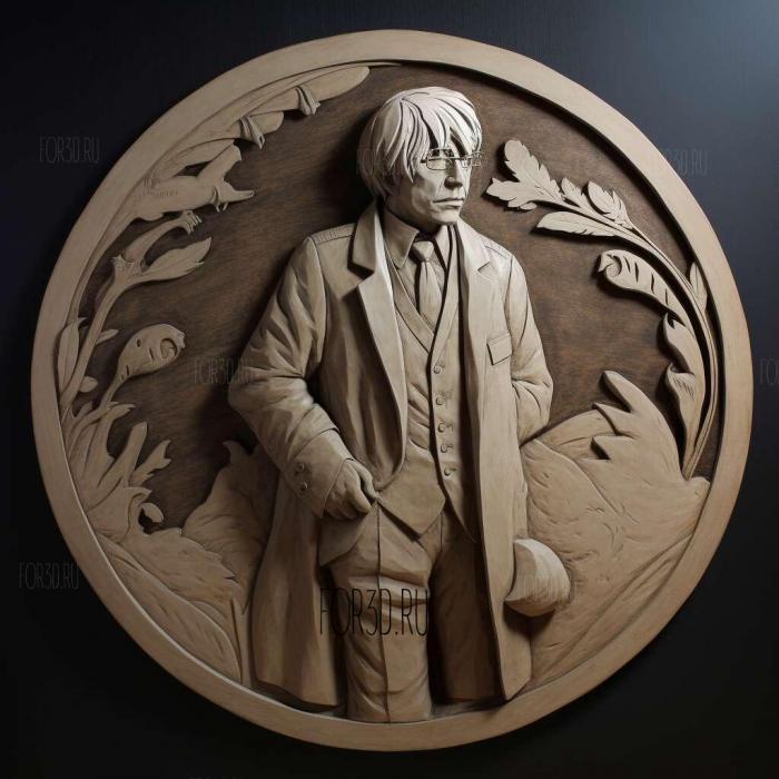 st Natsume Soseki from Bungo Stray Dogs 2 stl model for CNC