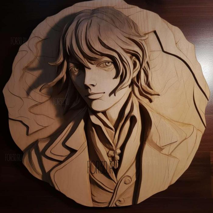 st Asami Seto from Bungo Stray Dogs 1 stl model for CNC