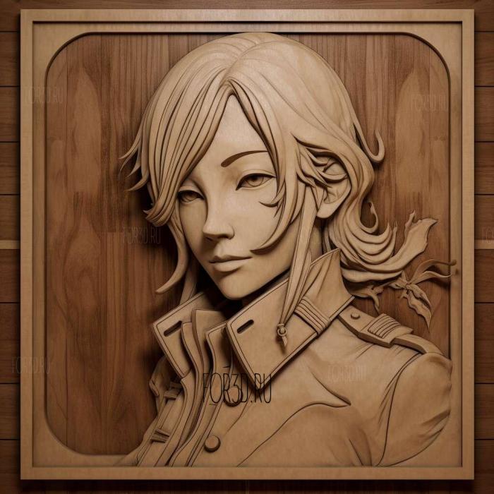 st Asami Seto from Bungo Stray Dogs 2 stl model for CNC