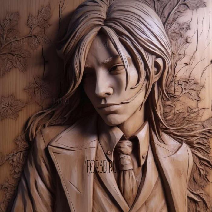 st Asami Seto from Bungo Stray Dogs 3 stl model for CNC
