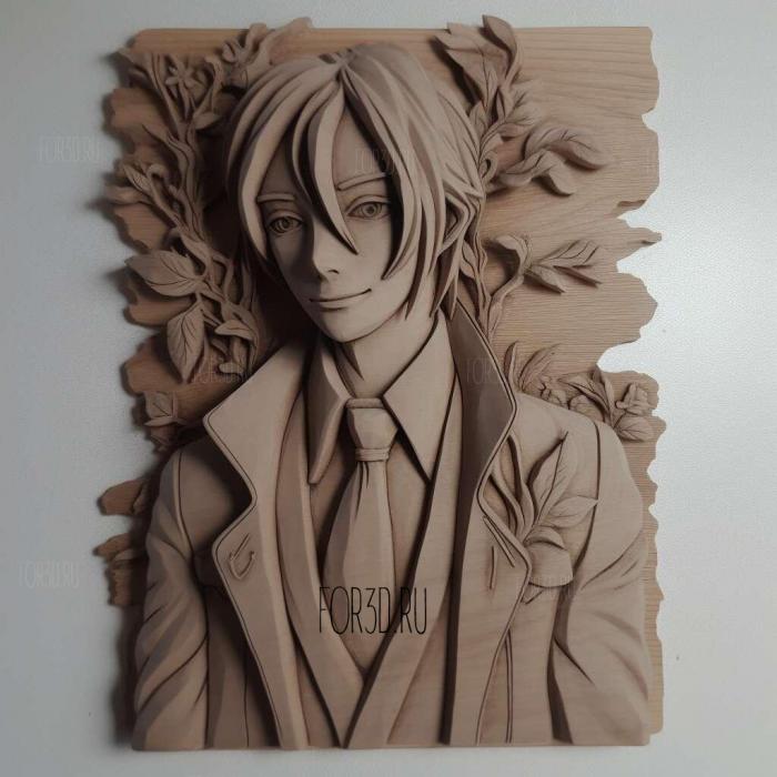 st Asami Seto from Bungo Stray Dogs 4 stl model for CNC