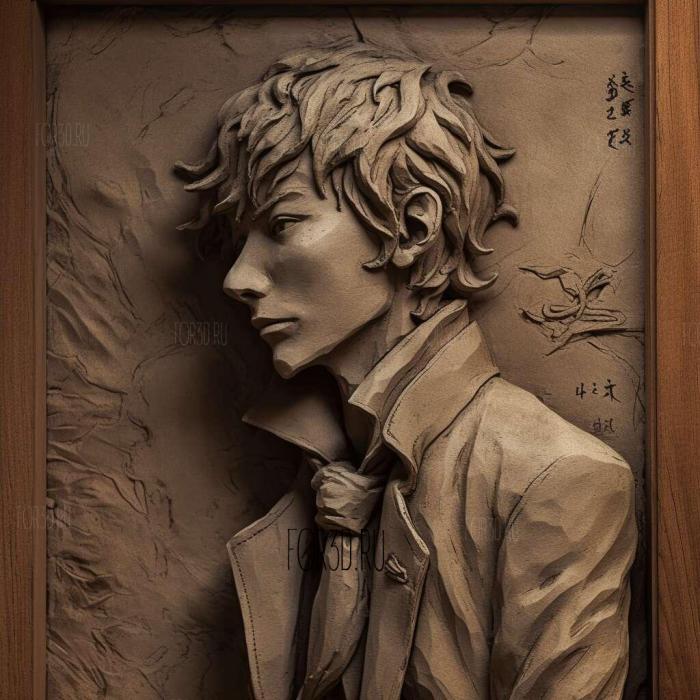 st Hiromichi Tezuka from Bungo Stray Dogs 1 stl model for CNC