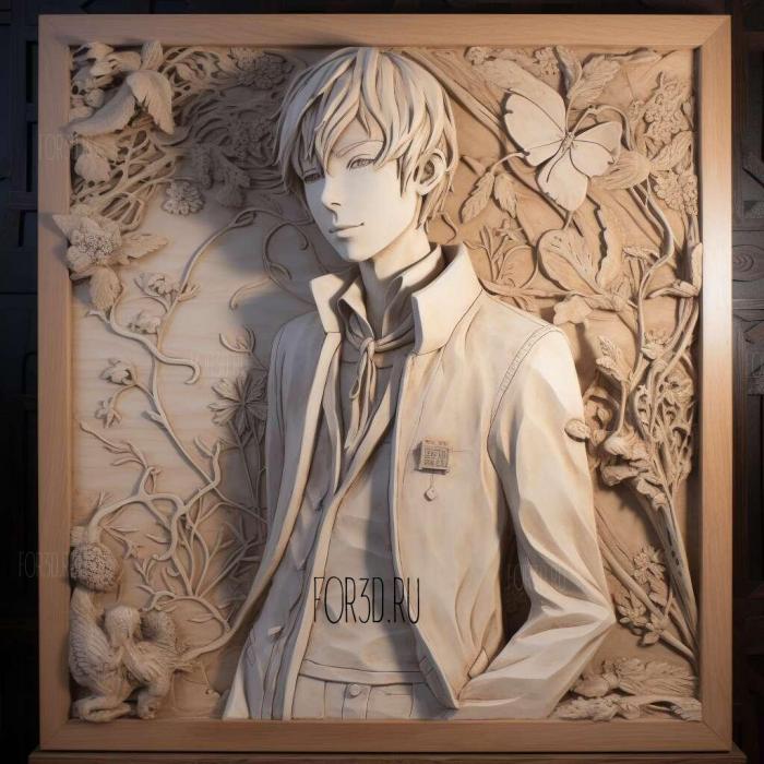 st Yuto Uemura from Bungo Stray Dogs 3 stl model for CNC