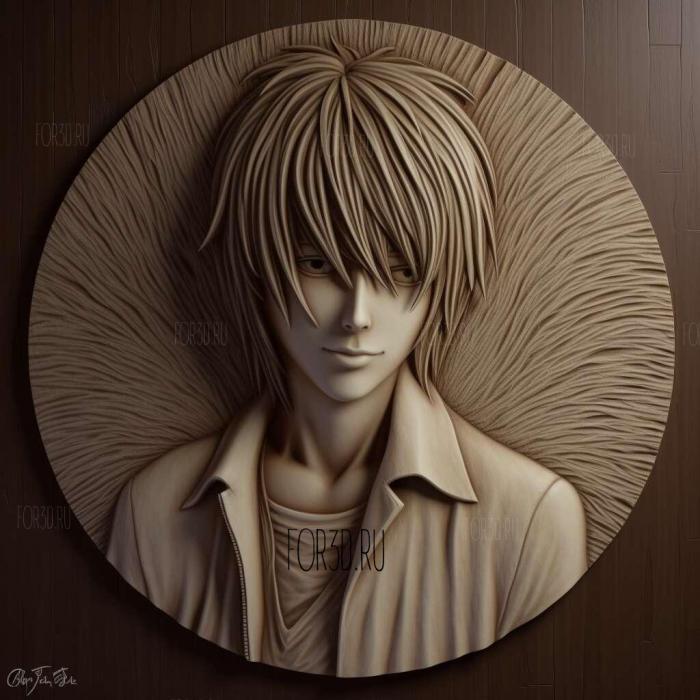 st Death Note Tsugumi Ohba Takeshi Obata 2 stl model for CNC