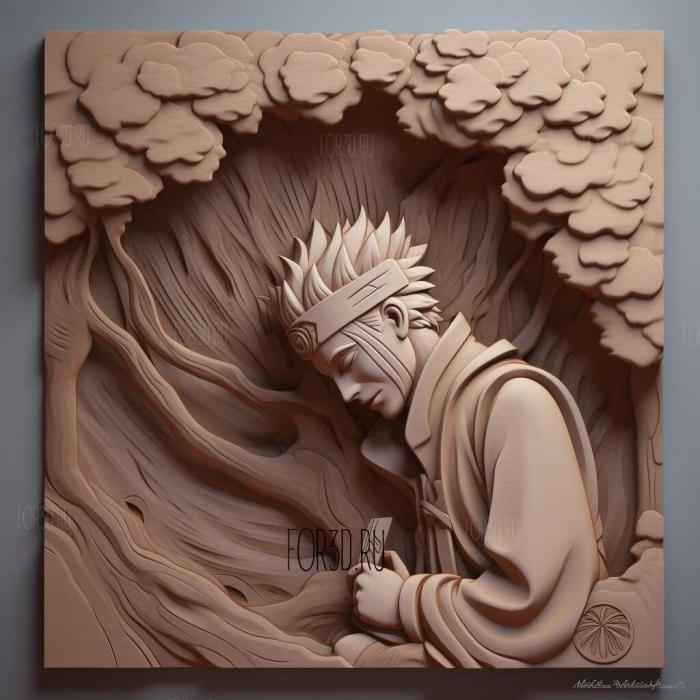 st Kimimaro FROM NARUTO 1 stl model for CNC