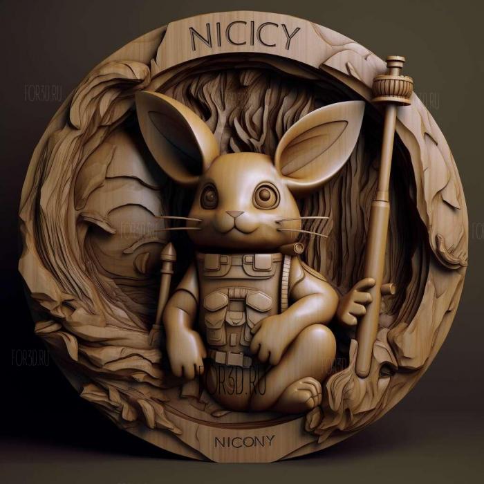 st Minccino Neat and Tidy Chillarmy is a Neat Freak 3 stl model for CNC