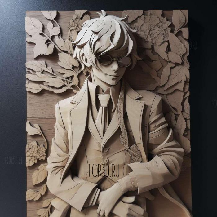 st I want Otsuka from Bungo Stray Dogs 2 stl model for CNC