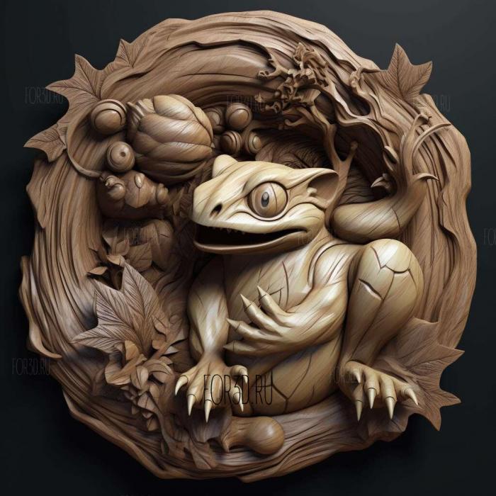 A Parent Trapped Captive Lugiafrom Pokemon 1 stl model for CNC
