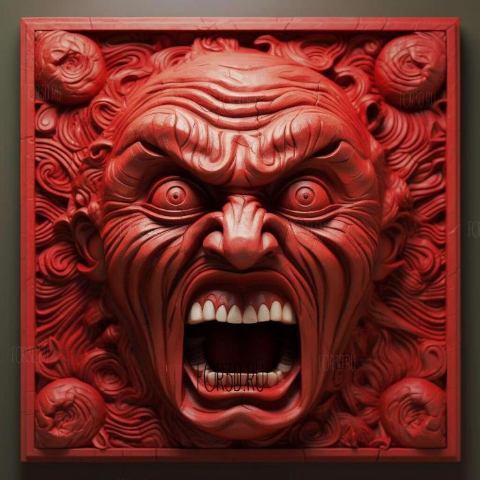 Rage of Innocence Red Gyaradoss Anger 3 3d stl модель для ЧПУ