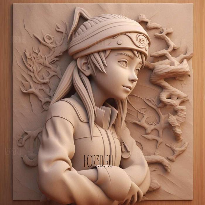 st Karin FROM NARUTO 2 stl model for CNC