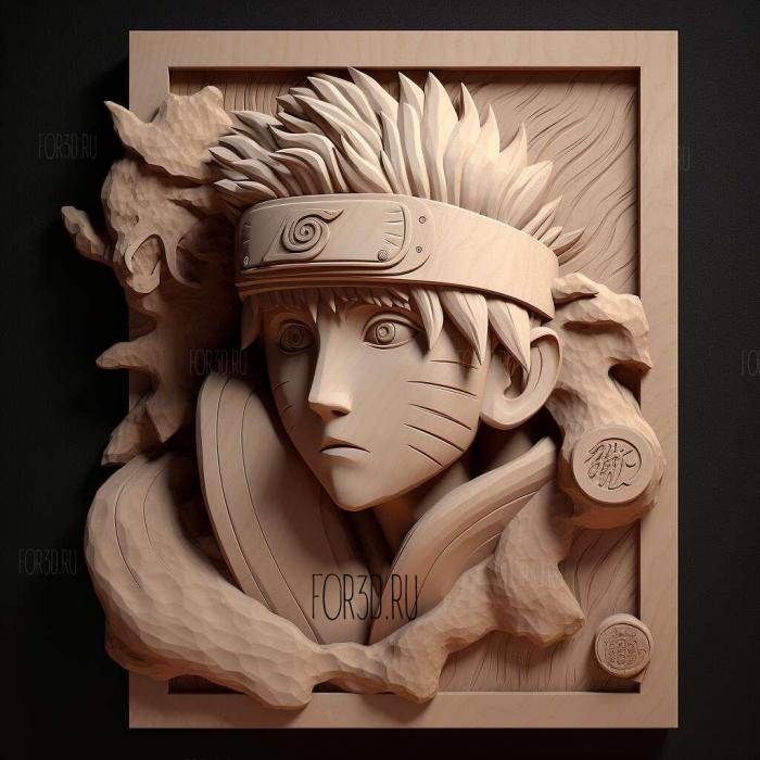 st Toby from Naruto 1 stl model for CNC