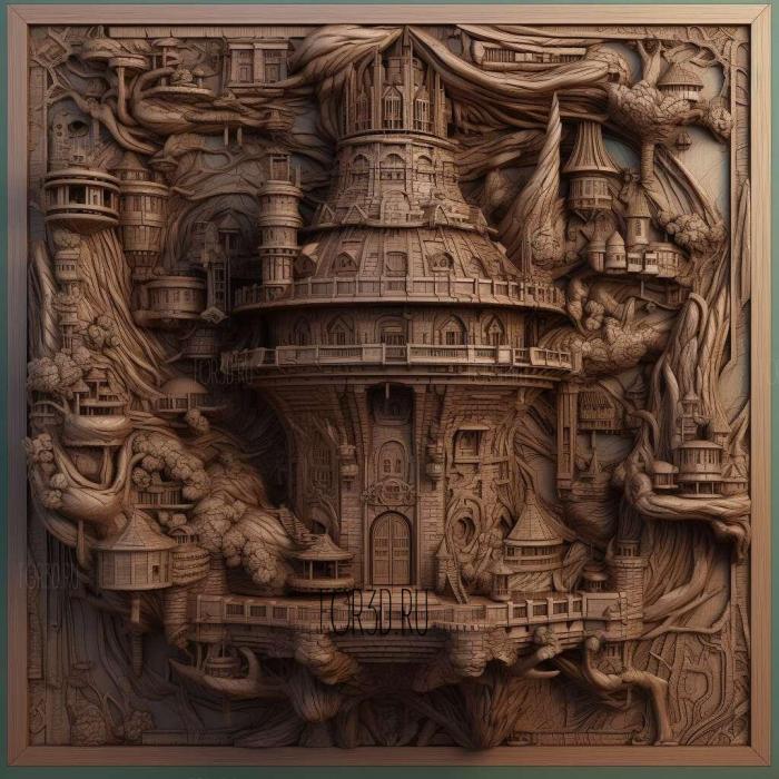 st The Tower of Terror Capture at the Pokmon Tower 4 stl model for CNC