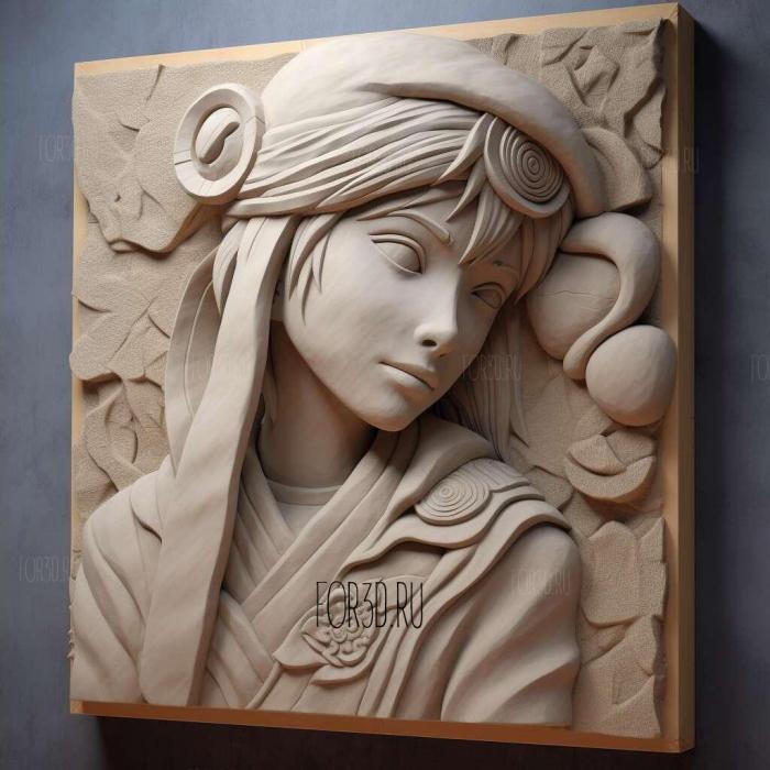 st Mei Terumi FROM NARUTO 4 stl model for CNC