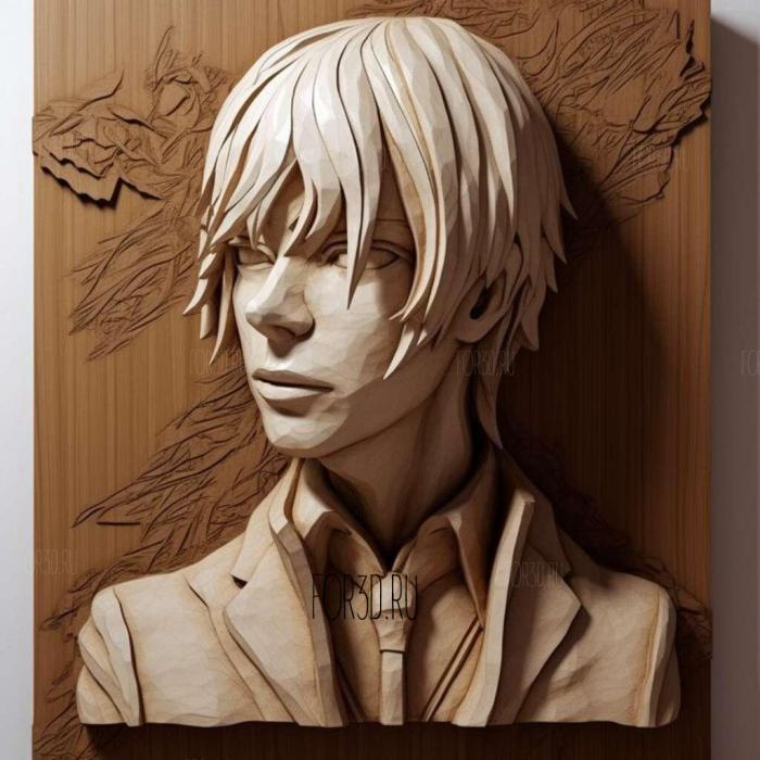 st Daisuke Kirii from Bungo Stray Dogs 1 stl model for CNC