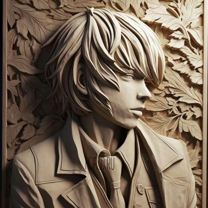 st Daisuke Kirii from Bungo Stray Dogs 2 stl model for CNC