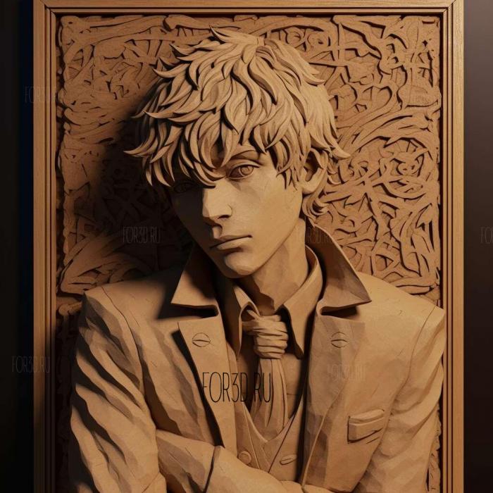 st Daisuke Kirii from Bungo Stray Dogs 3 stl model for CNC