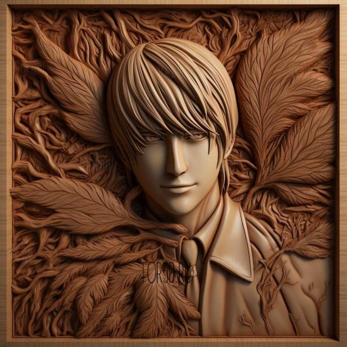 st Light Yagami FROM NARUTO 1 stl model for CNC