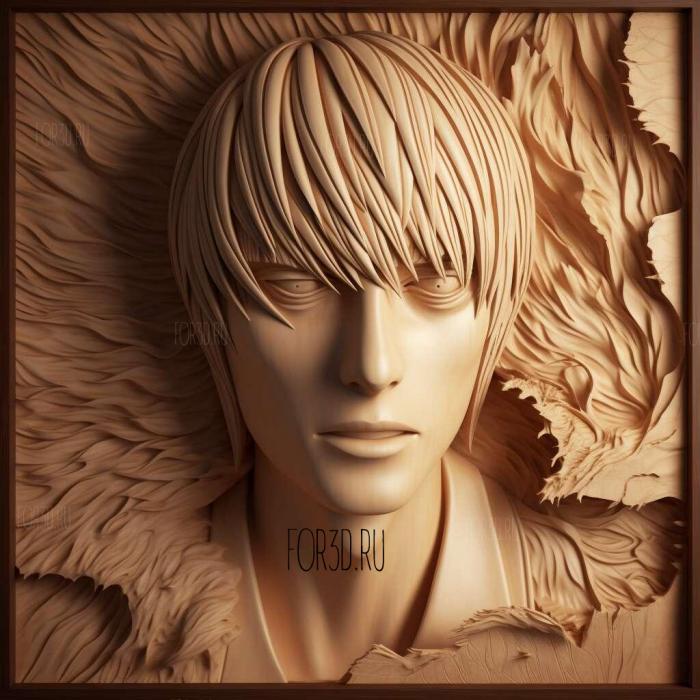 st Light Yagami FROM NARUTO 2 stl model for CNC