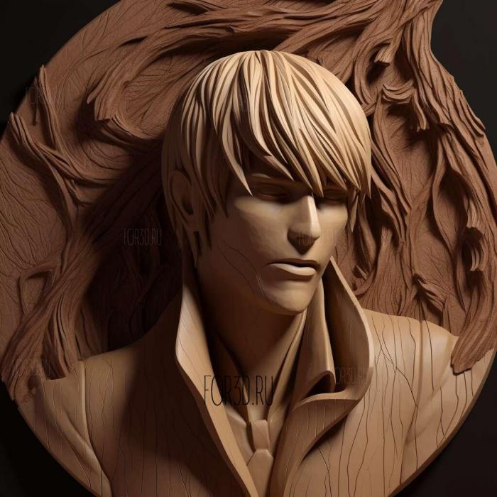 st Light Yagami FROM NARUTO 3 stl model for CNC