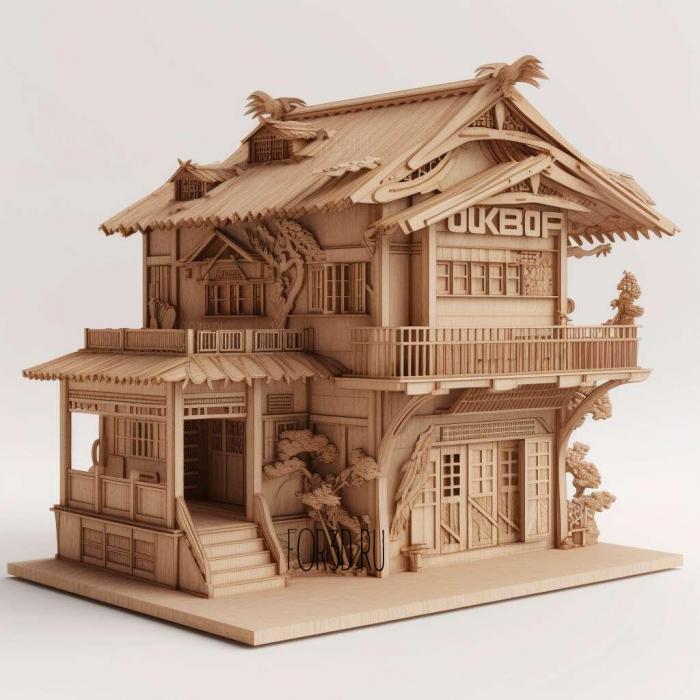 A Home for Dwebble Ishizumai Take Back Your House 1 stl model for CNC