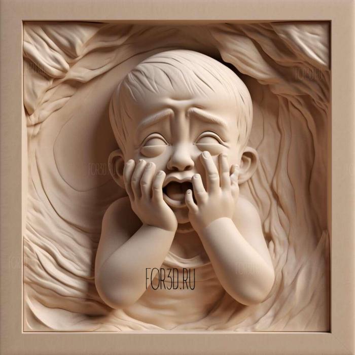st For Crying Out Loud Crybaby Maril 3 stl model for CNC