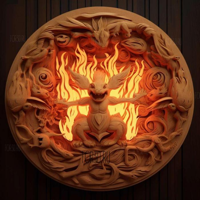 st All Fired Up Fire Pokmon League Opening Ceremony 2 stl model for CNC