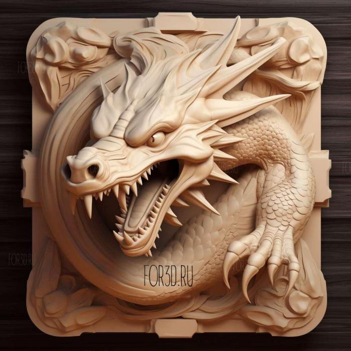st Fangs for Nothin Fusube Gyms Dragons Fangfrom Pokemon 4 stl model for CNC