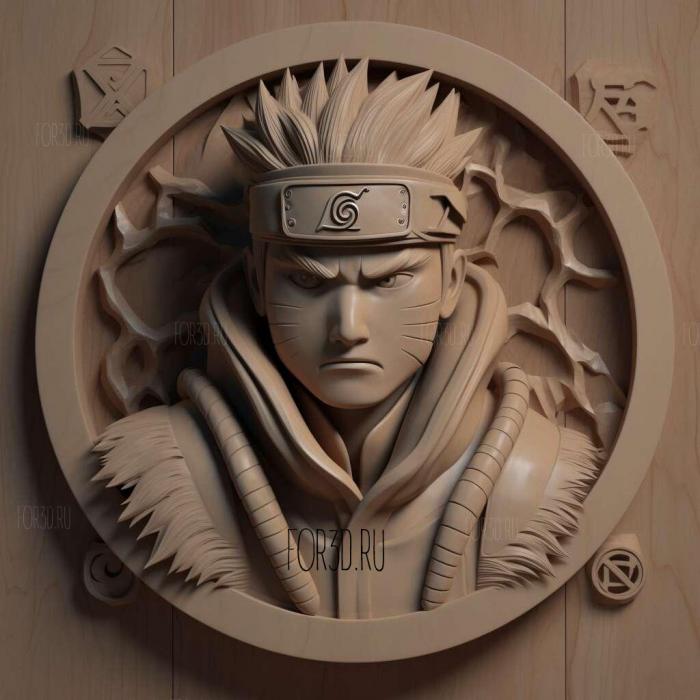 st Mayt Guy FROM NARUTO 1 stl model for CNC