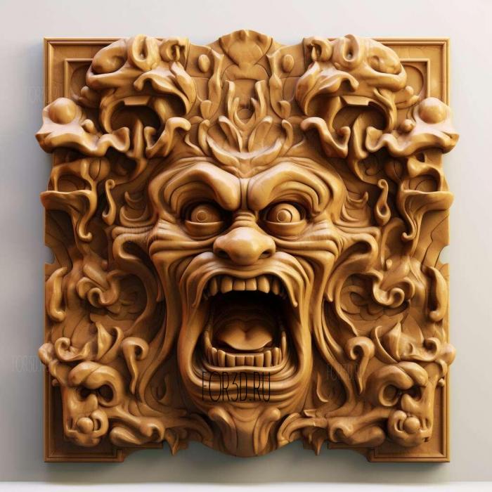 st An Angry Combeenation Beequen of the Amber Castle 2 3d stl модель для ЧПУ