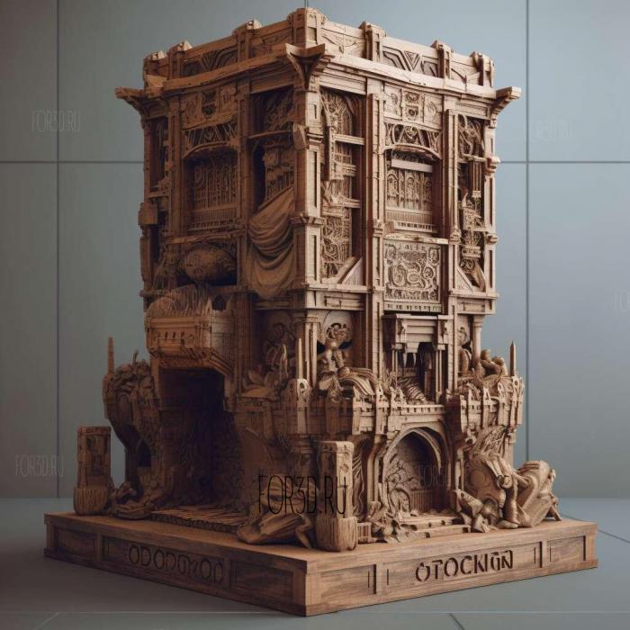 The Tower of Terror Capture at the Pokmon Tower 3 stl model for CNC
